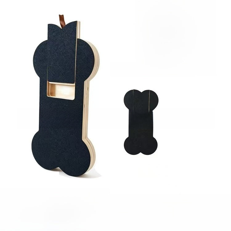 Dog Nail Scratch Board with Treat Drawer + FREE LED Nail Clipper