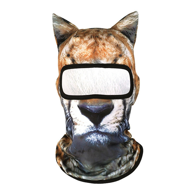 3D Animal Print UV Protection Cycling Face Mask