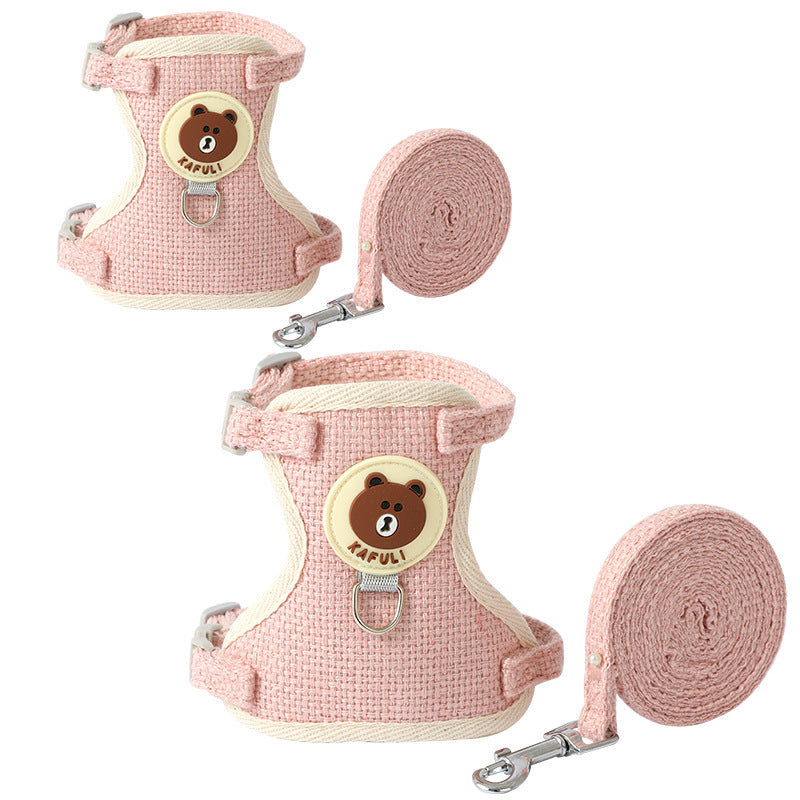Adjustable Bear Design Pet Leash