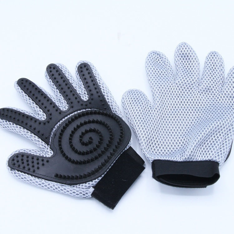 Pet Bathing Gloves Dog Grooming Massage Brush