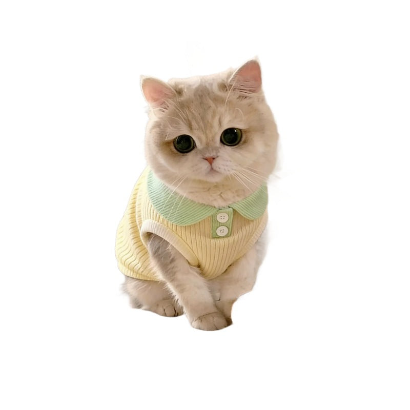 Pet Polo Shirt for Small Dogs and Cats