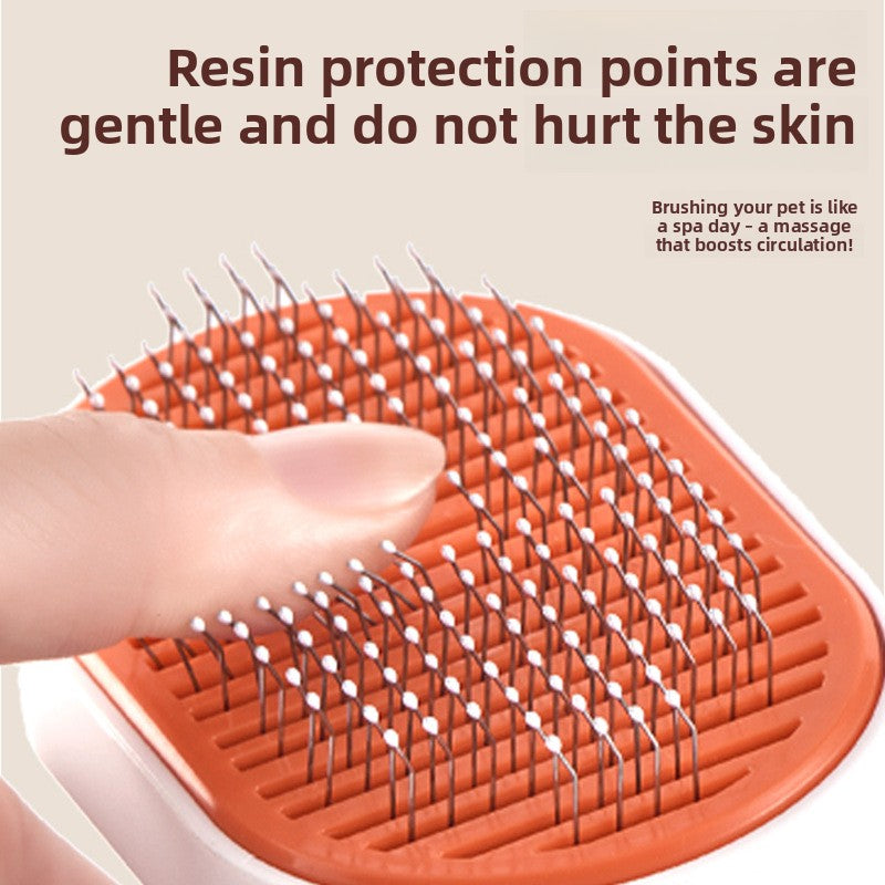 Pet Hair Removal Comb with Massage Function