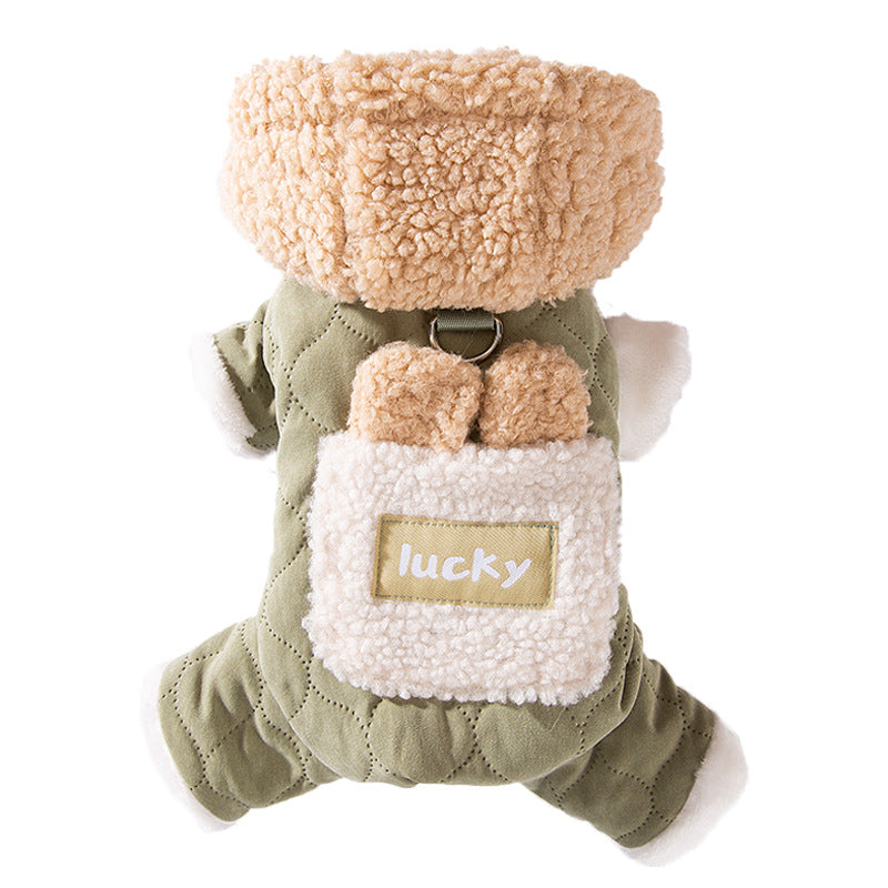 Four-legged sweater dog clothes