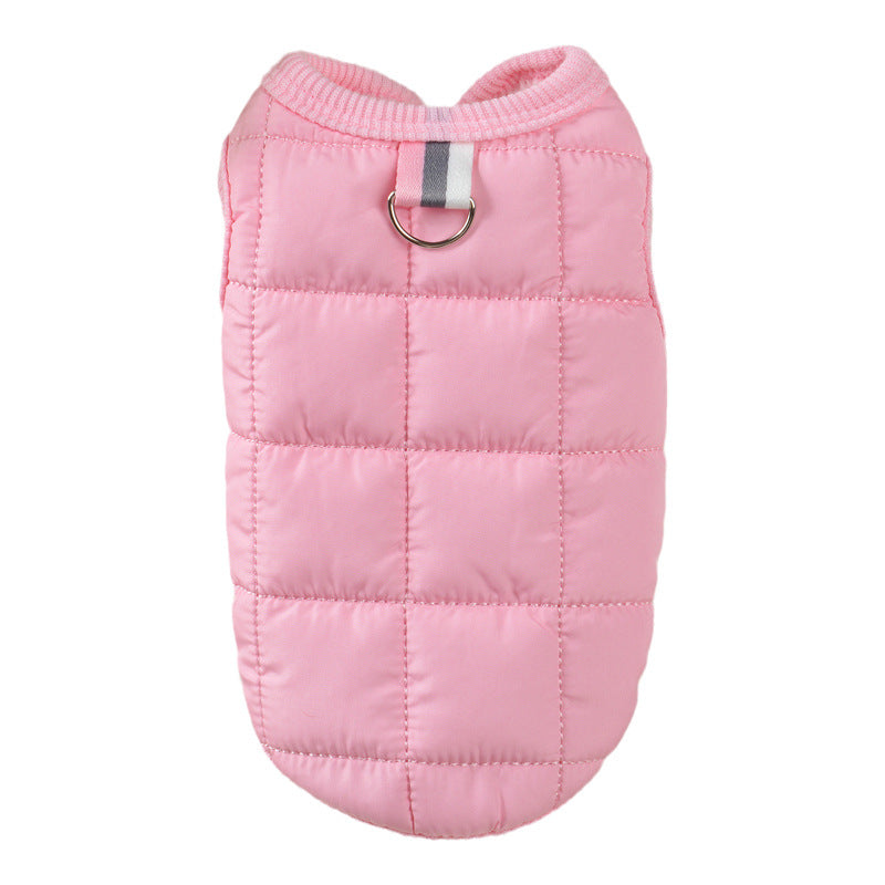 Simple Pet Dog Cat Cotton Coat Winter Clothes