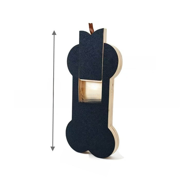 Dog Nail Scratch Board with Treat Drawer + FREE LED Nail Clipper