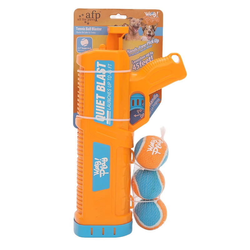Tennis Ball Launcher Dog Toy with Balls