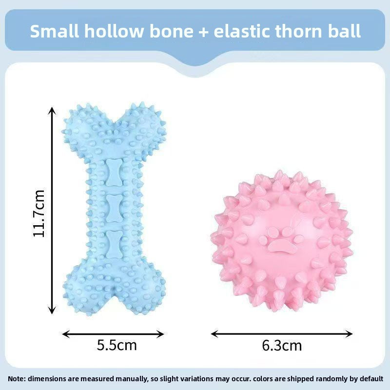 Dog Chew Toy Ball Bite Resistant Pet Dental Molar Stick