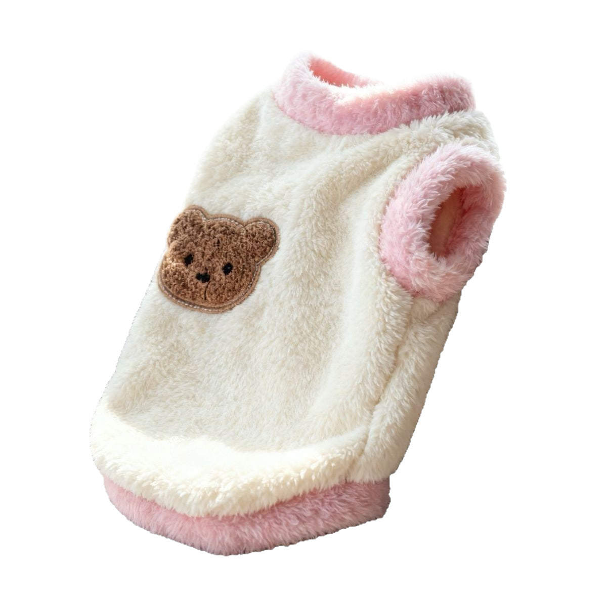Cartoon Embroidered Plush Pet Vest