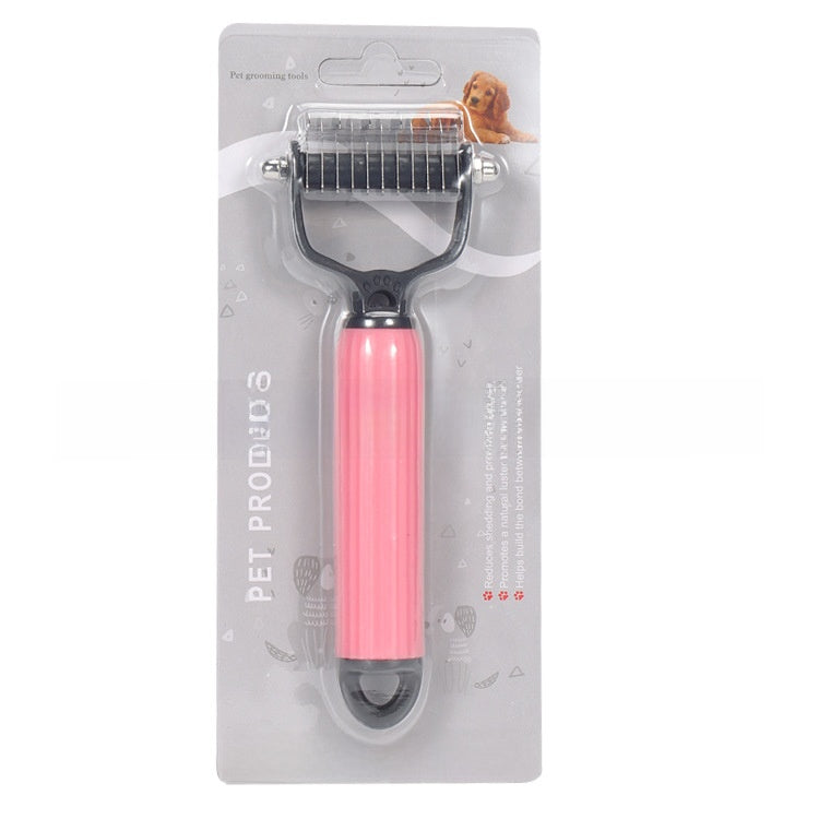 Pet Double-sided Open Knotted Comb Comb Massage Comb Cleaning Beauty Cat Comb Dog Pet Comb Pet Supplies Comb