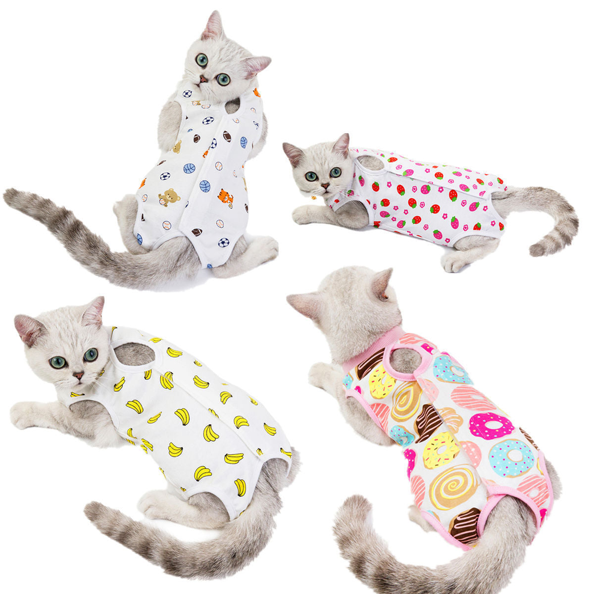 Cat Sterilization and Postpartum Recovery Vest