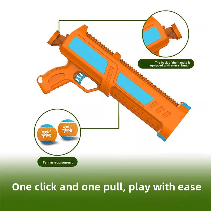 Tennis Ball Launcher Dog Toy with Balls