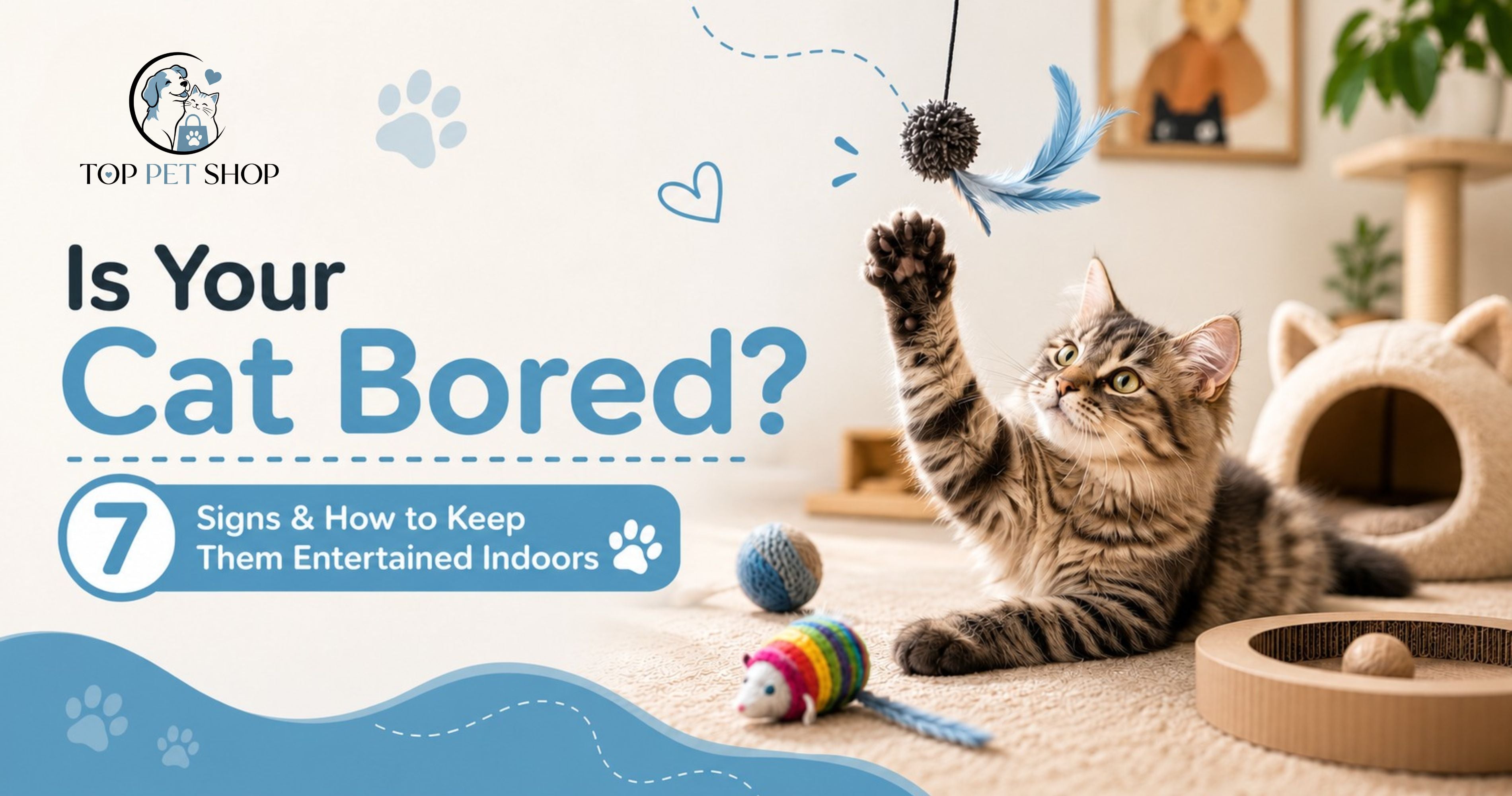 Is Your Cat Bored? 7 Signs & How to Keep Them Entertained Indoors