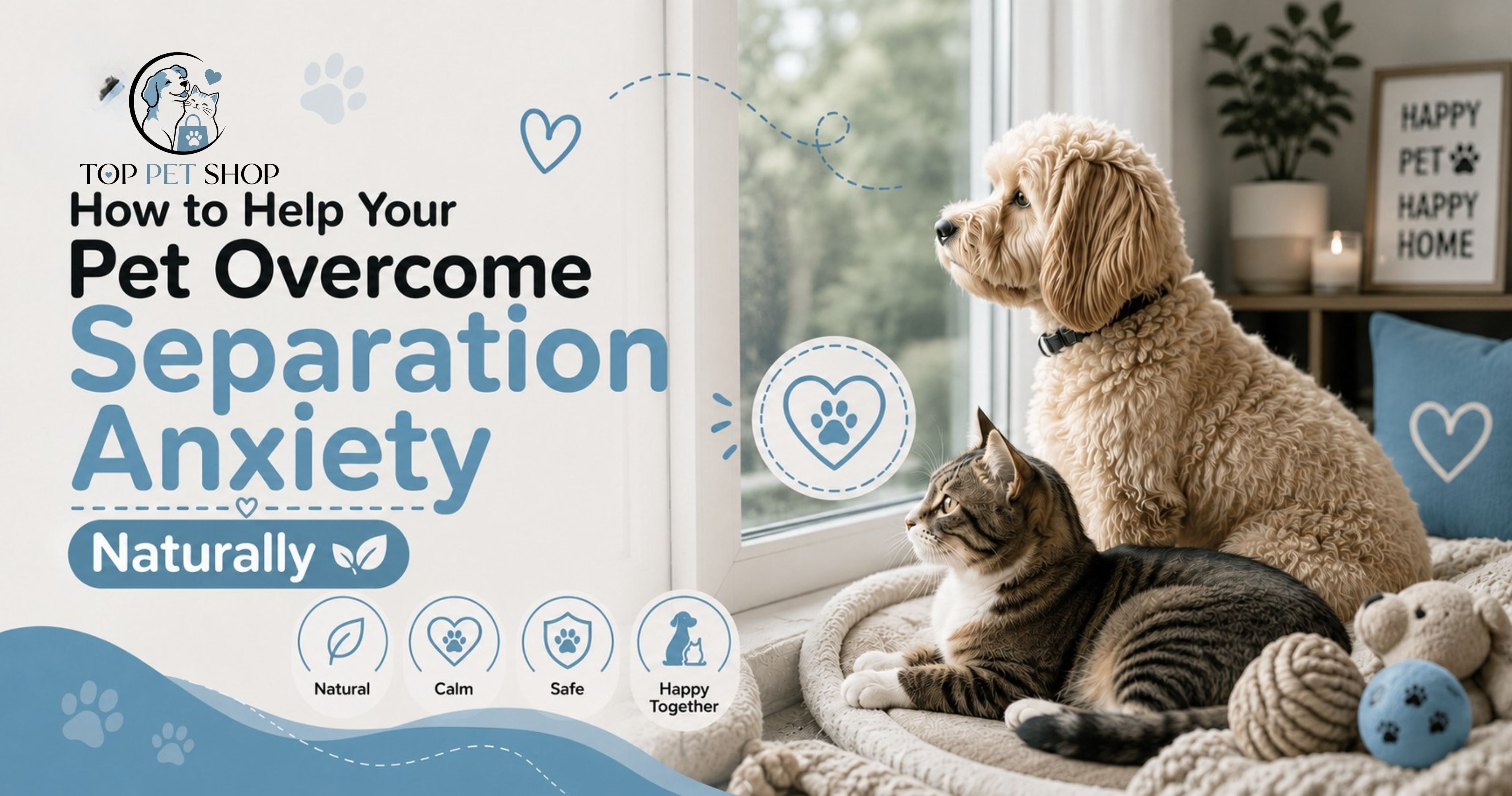 How to Help Your Pet Overcome Separation Anxiety Naturally