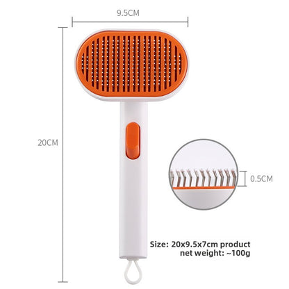 Pet Hair Removal Comb with Massage Function