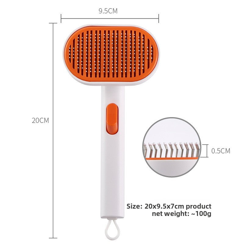 Pet Hair Removal Comb with Massage Function