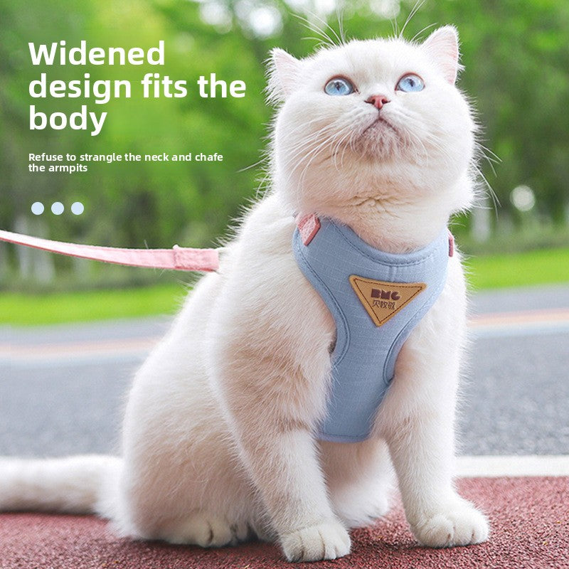 Adjustable Pet Harness Vest with Leash Rope