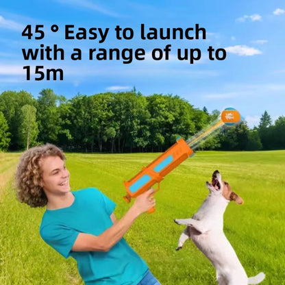 Tennis Ball Launcher Dog Toy with Balls