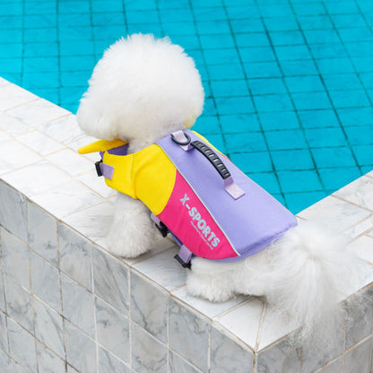 Dog Buoyancy Vest with Reflective Strips
