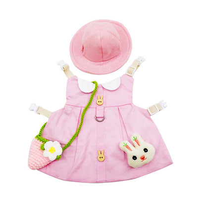 Princess Pet Rabbit Costume with Hat and Leash