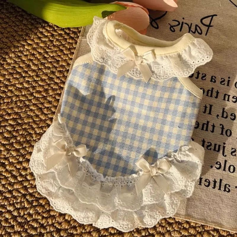 Pet Dog Cat Summer Lace Vest