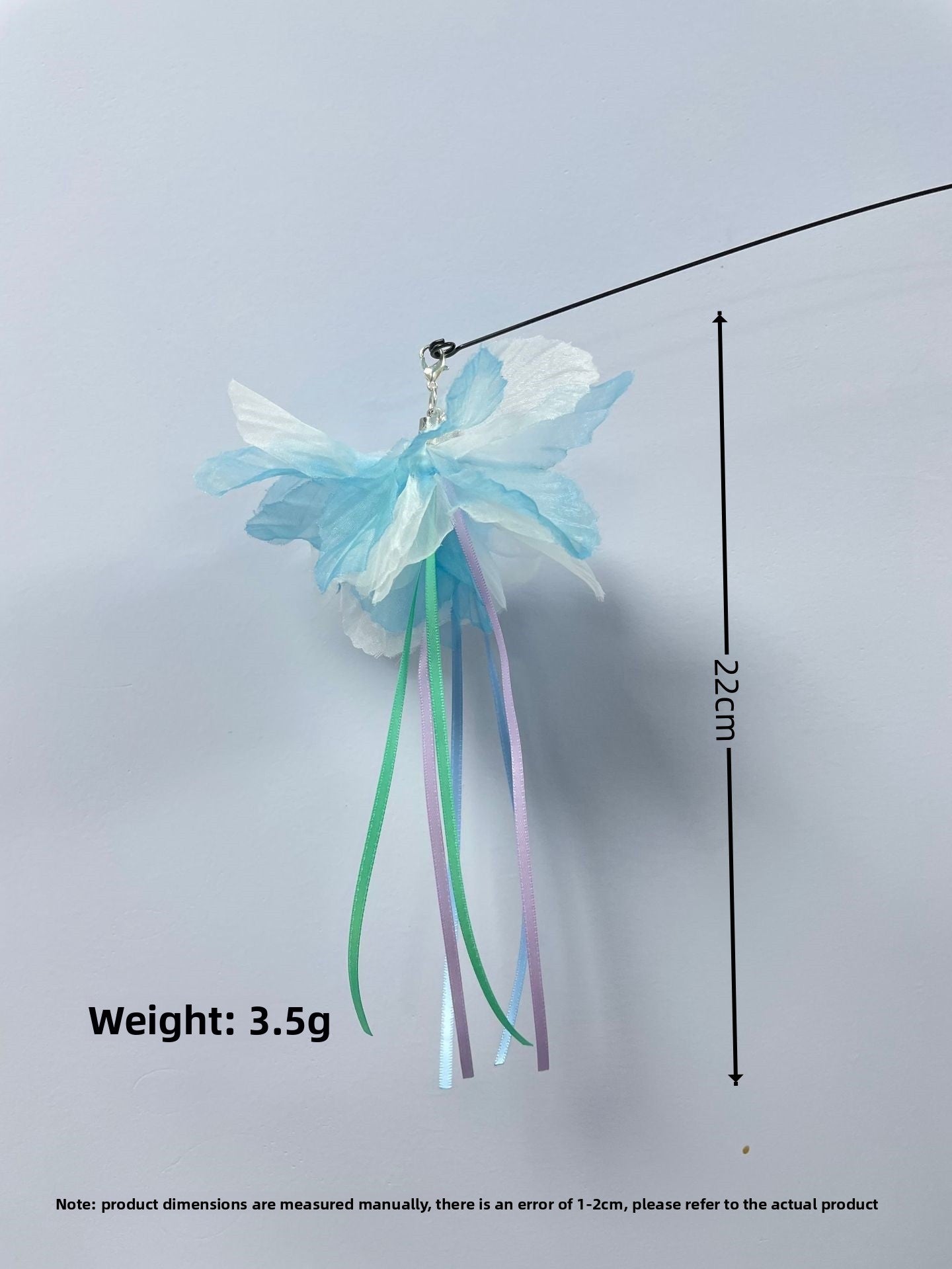 Interactive Cat Teaser Wand with Replaceable Heads