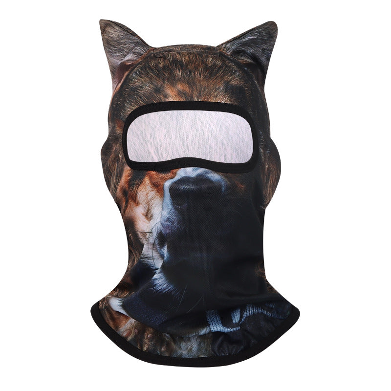 3D Animal Print UV Protection Cycling Face Mask