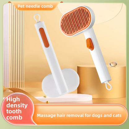 Pet Hair Removal Comb with Massage Function