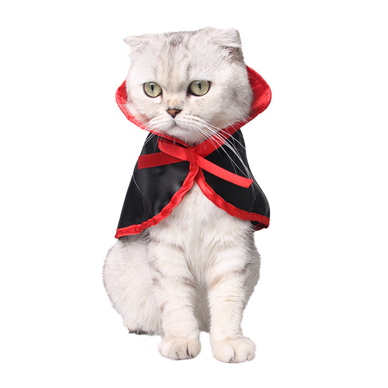 Pet Halloween Costume Cloak with Hat
