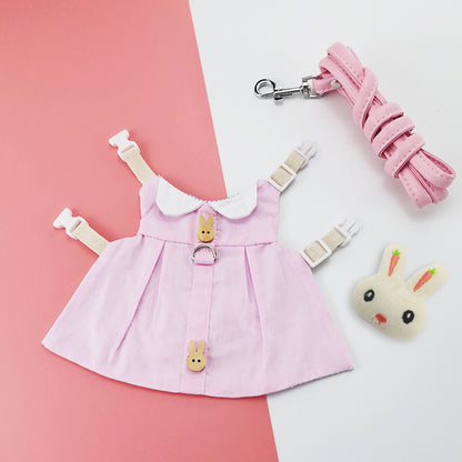 Princess Pet Rabbit Costume with Hat and Leash