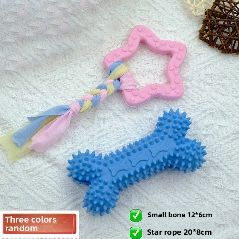 Dog Chew Toy Ball Bite Resistant Pet Dental Molar Stick