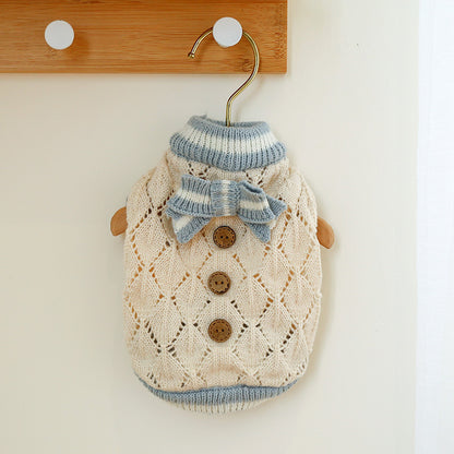 Pet Sweater for Dogs and Cats, Winter Wool Knitwear
