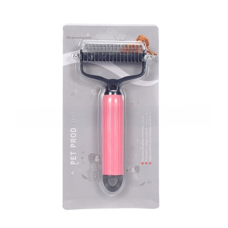 Pet Double-sided Open Knotted Comb Comb Massage Comb Cleaning Beauty Cat Comb Dog Pet Comb Pet Supplies Comb