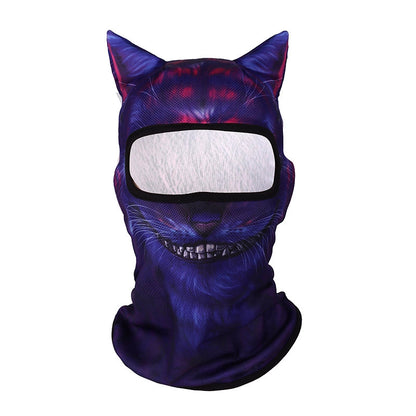 3D Animal Print UV Protection Cycling Face Mask