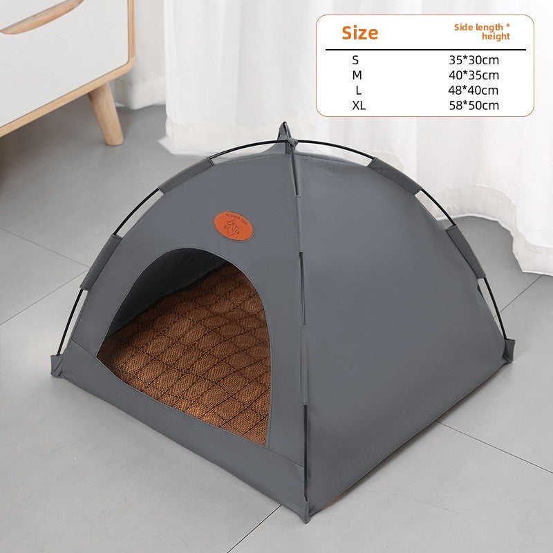 Foldable pet tent