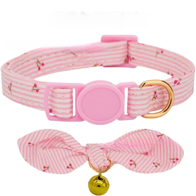 Adjustable Rabbit Ears Pet Collar for Small Dogs and Cats
