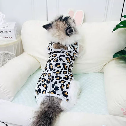 Cat Sterilization and Postpartum Recovery Vest