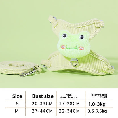 Adjustable Pet Harness with Traction Rope