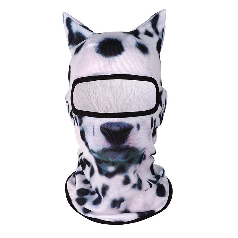3D Animal Print UV Protection Cycling Face Mask