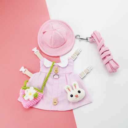 Princess Pet Rabbit Costume with Hat and Leash