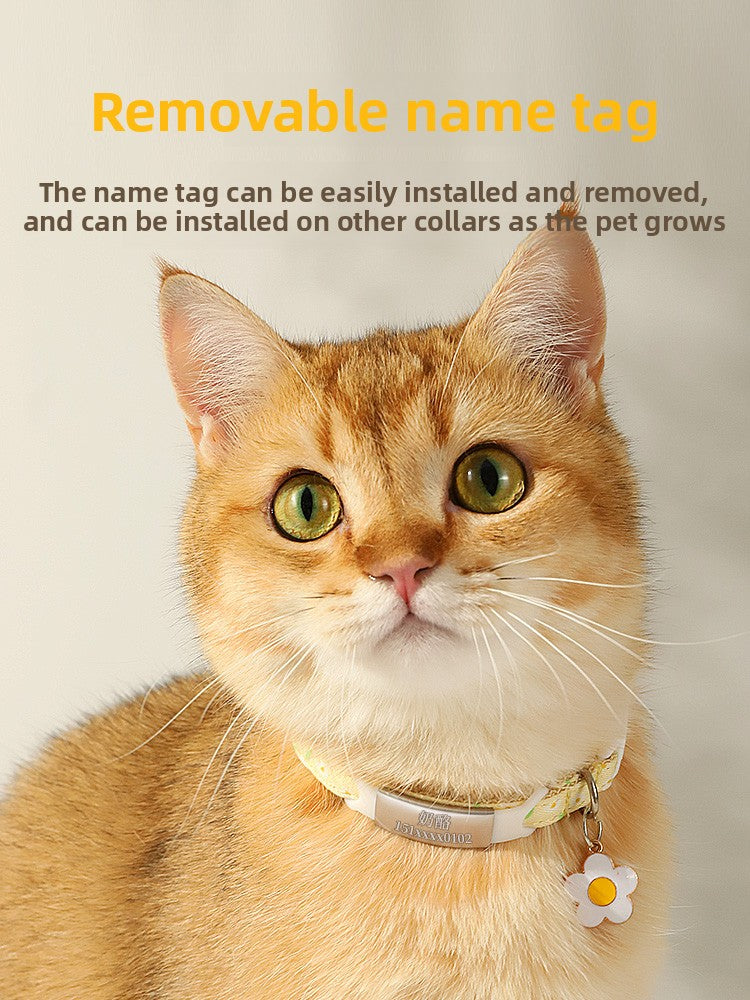 Cat Collar with Engraving