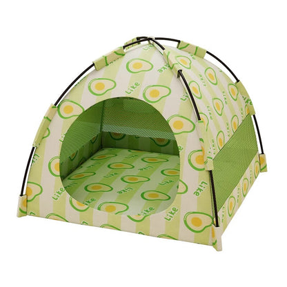 Foldable pet tent