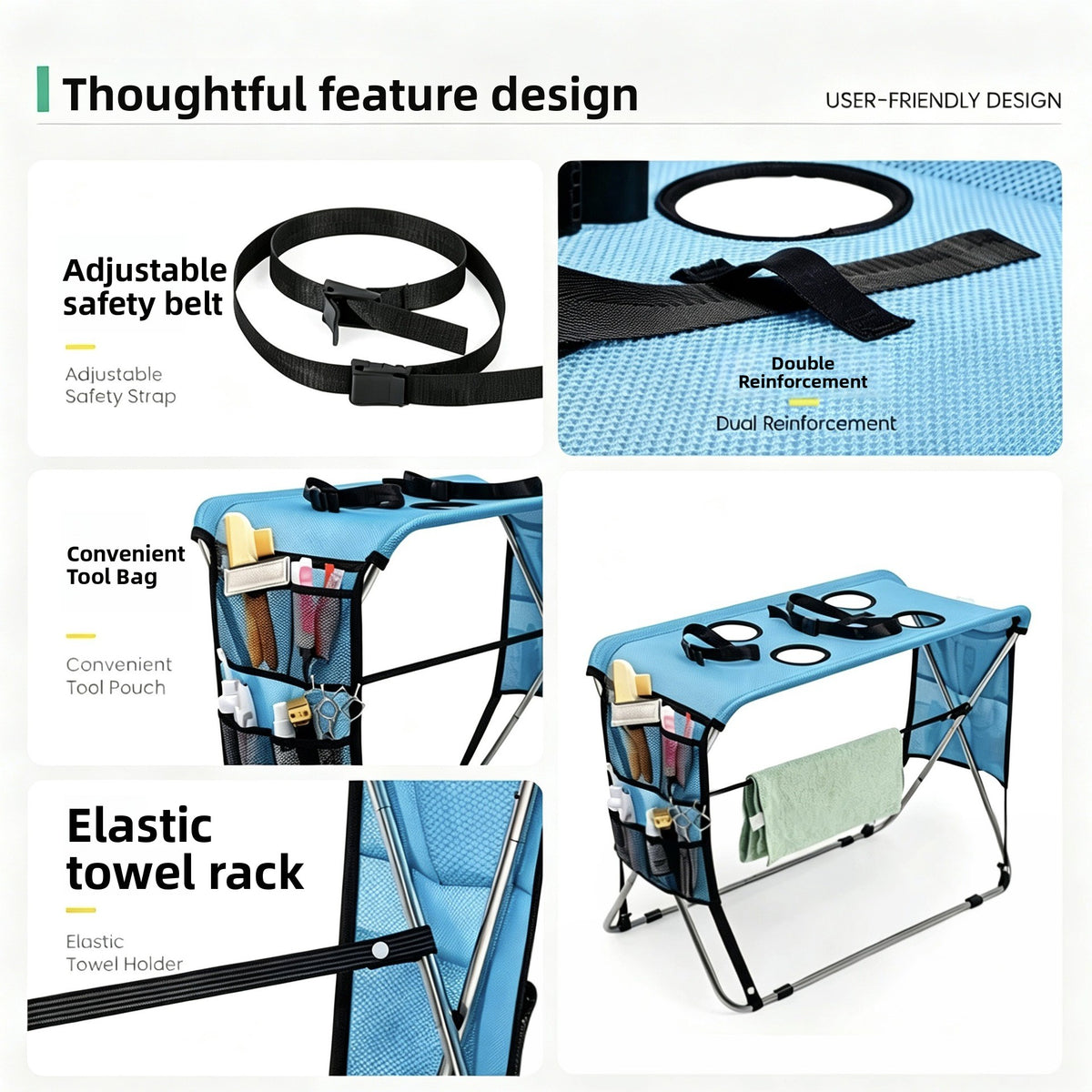 Detachable Pet Care Grooming Hammock Stand