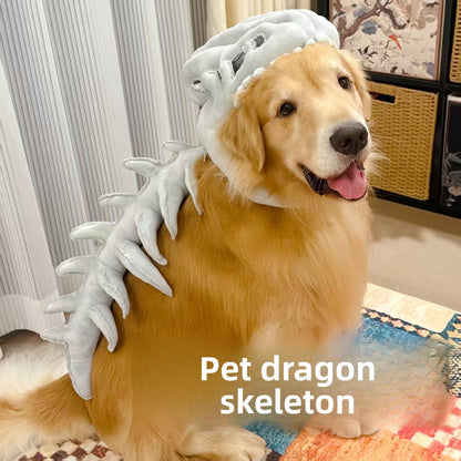 Skeleton Dinosaur Headgear Pet Cat and Dog Hat