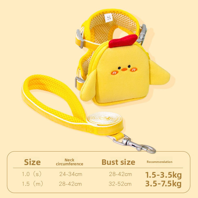 Adjustable Reflective Pet Harness with Leash