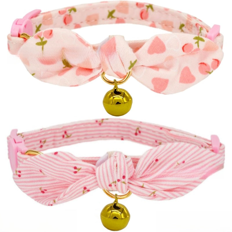 Adjustable Rabbit Ears Pet Collar for Small Dogs and Cats