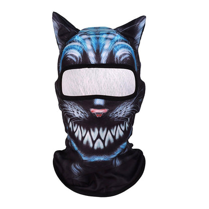 3D Animal Print UV Protection Cycling Face Mask