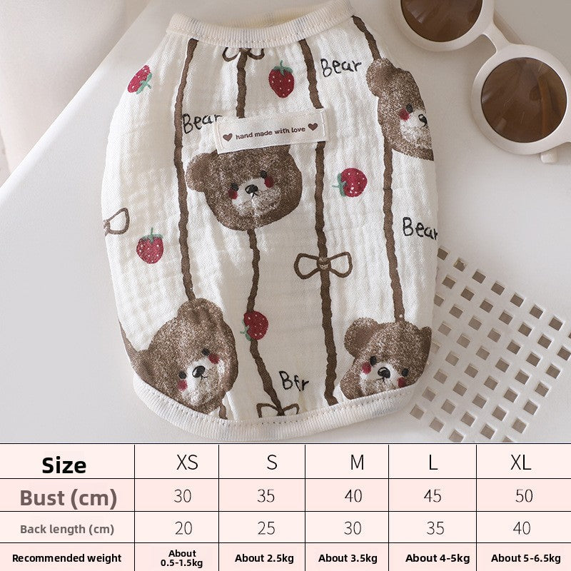 Summer Dog Cooling Vest with Sun Protection