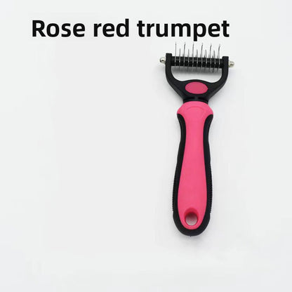 Pet Double-sided Open Knotted Comb Comb Massage Comb Cleaning Beauty Cat Comb Dog Pet Comb Pet Supplies Comb
