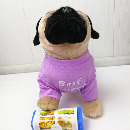 Round Neck T-Shirt Teddy Bichon Cat and Dog Clothing