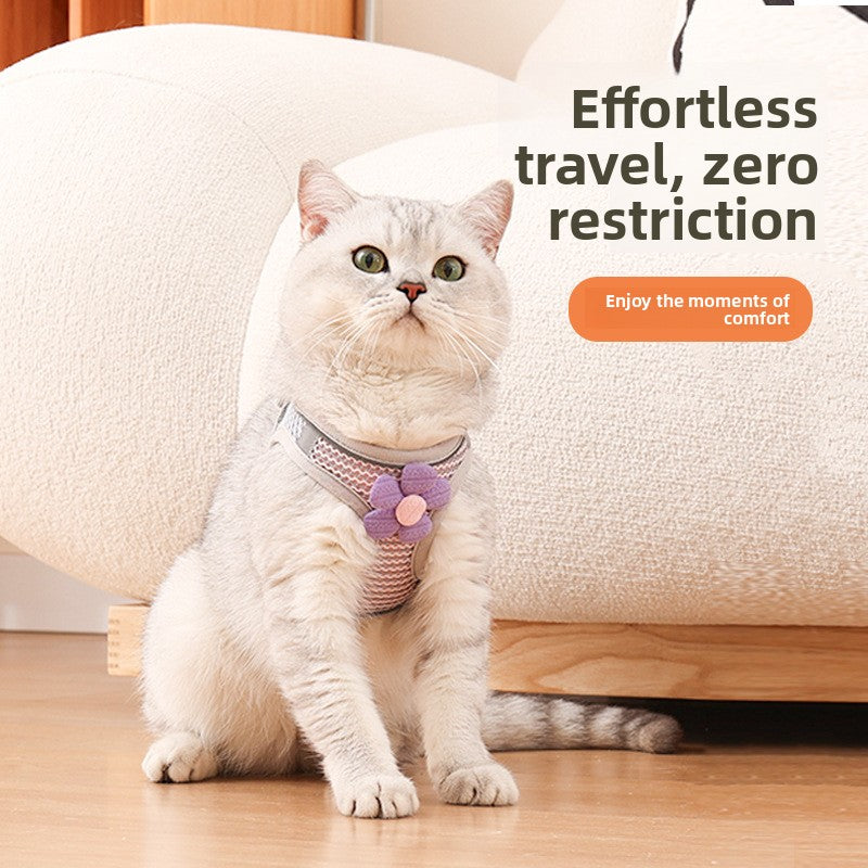 Cat vest-style harness